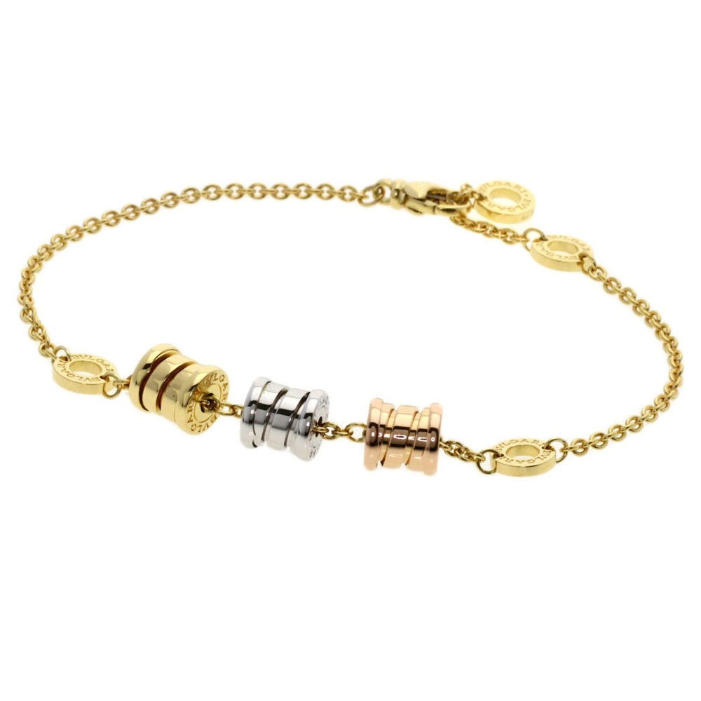 Bulgari B-zero1 Element Bracelet 18K Yellow Gold/18K White Pink Gold Women's ...